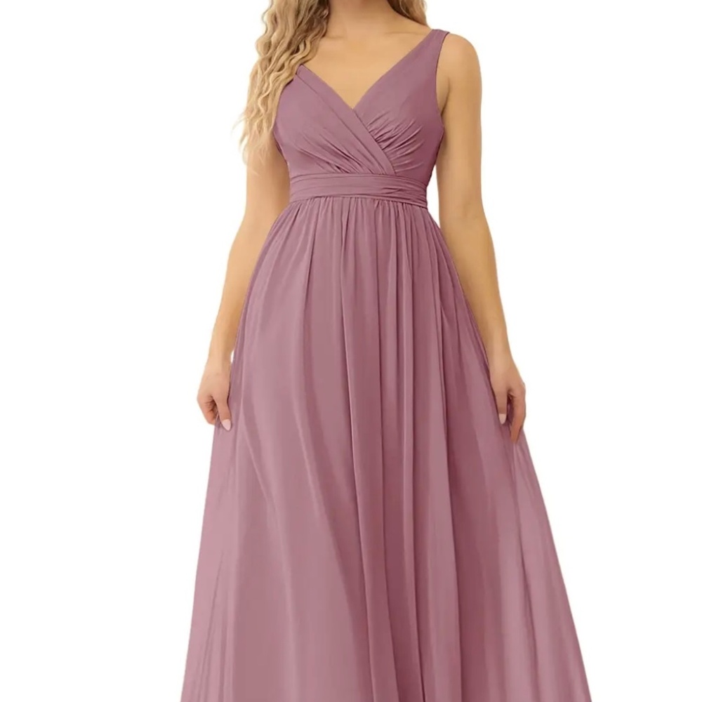 Azazie Cora Dress in Vintage Mauve